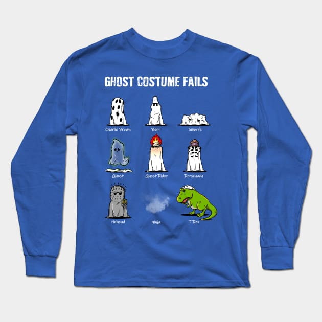 Ghost Costume Fails Long Sleeve T-Shirt by ACraigL